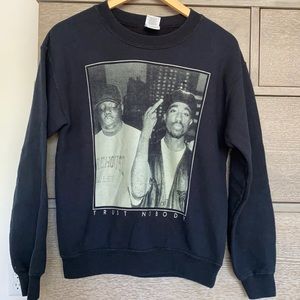 Tupac and Biggie sweatshirt